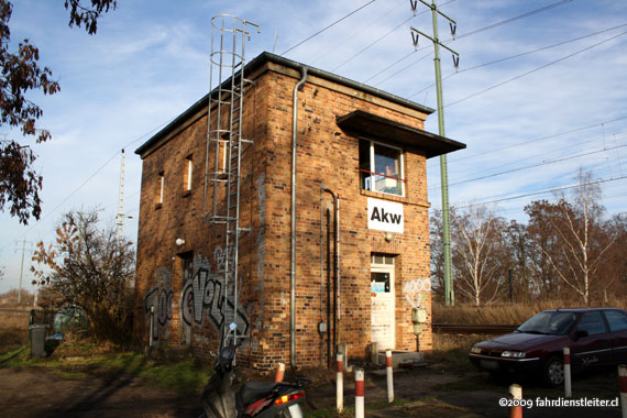 Aussenaufnahme Stellwerk Akw Abzweig Karow-West
