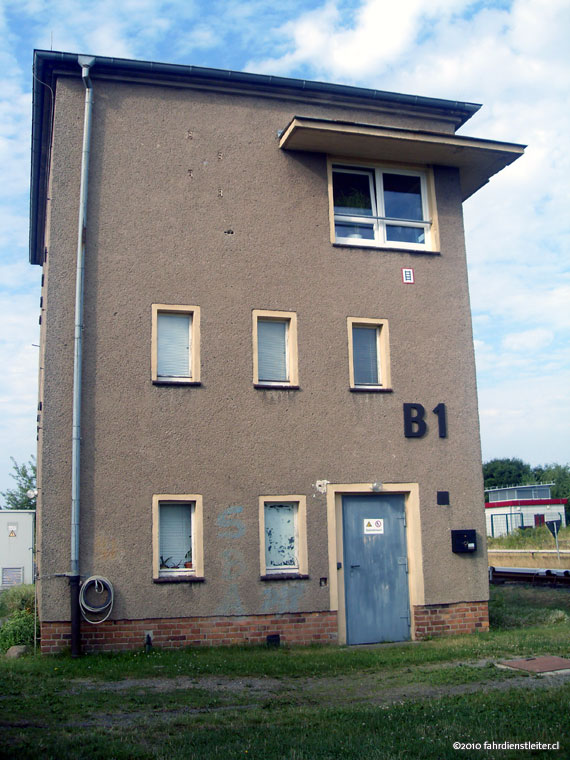 Aussenaufnahme Stellwerk B1 Strausberg Nord