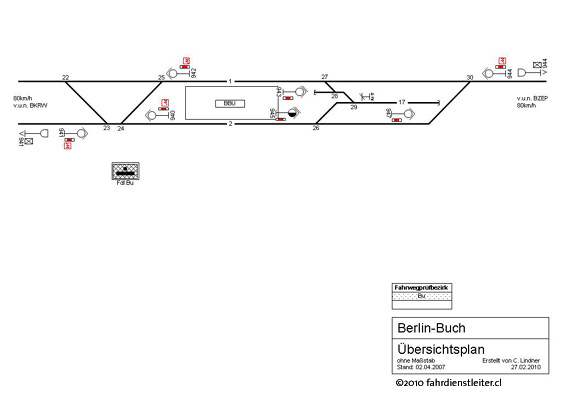 Lageplan Stellwerk Bu Buch