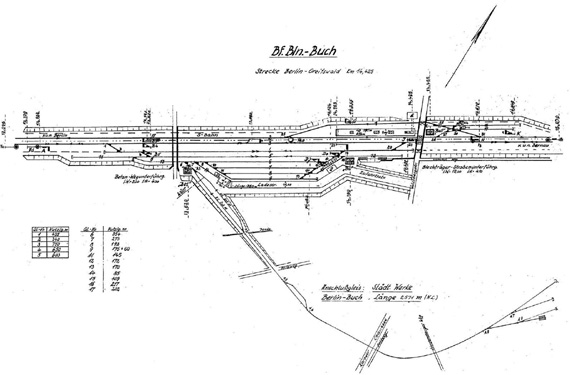 Lageplan 1967 Stellwerk Bu Buch