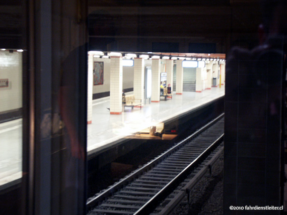 Blick aus dem Stellwerk Nou Nordbahnhof Unten
