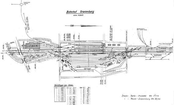 Lageplan 1967 Stellwerk Or Oranienburg