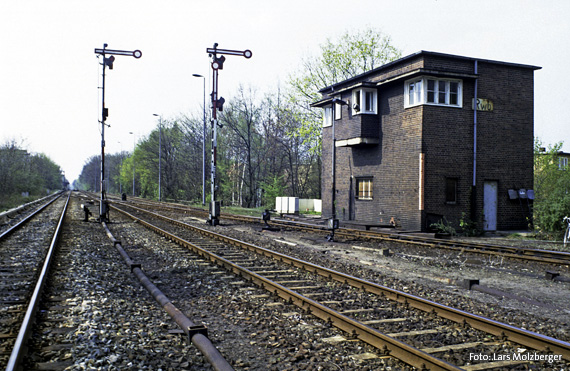 Aussenaufnahme Stellwerk Rwb Reinickendorf 1991