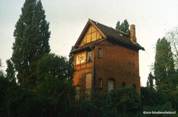 Aussenanalge Stellwerk Tga Tegeler Gabelung um 1978