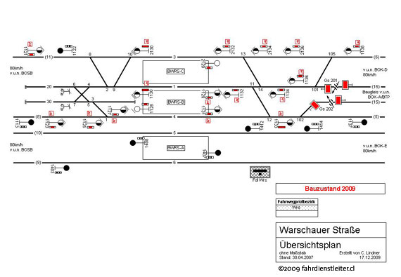 Lageplan Berlin Warschauer Straße Stw Wrs